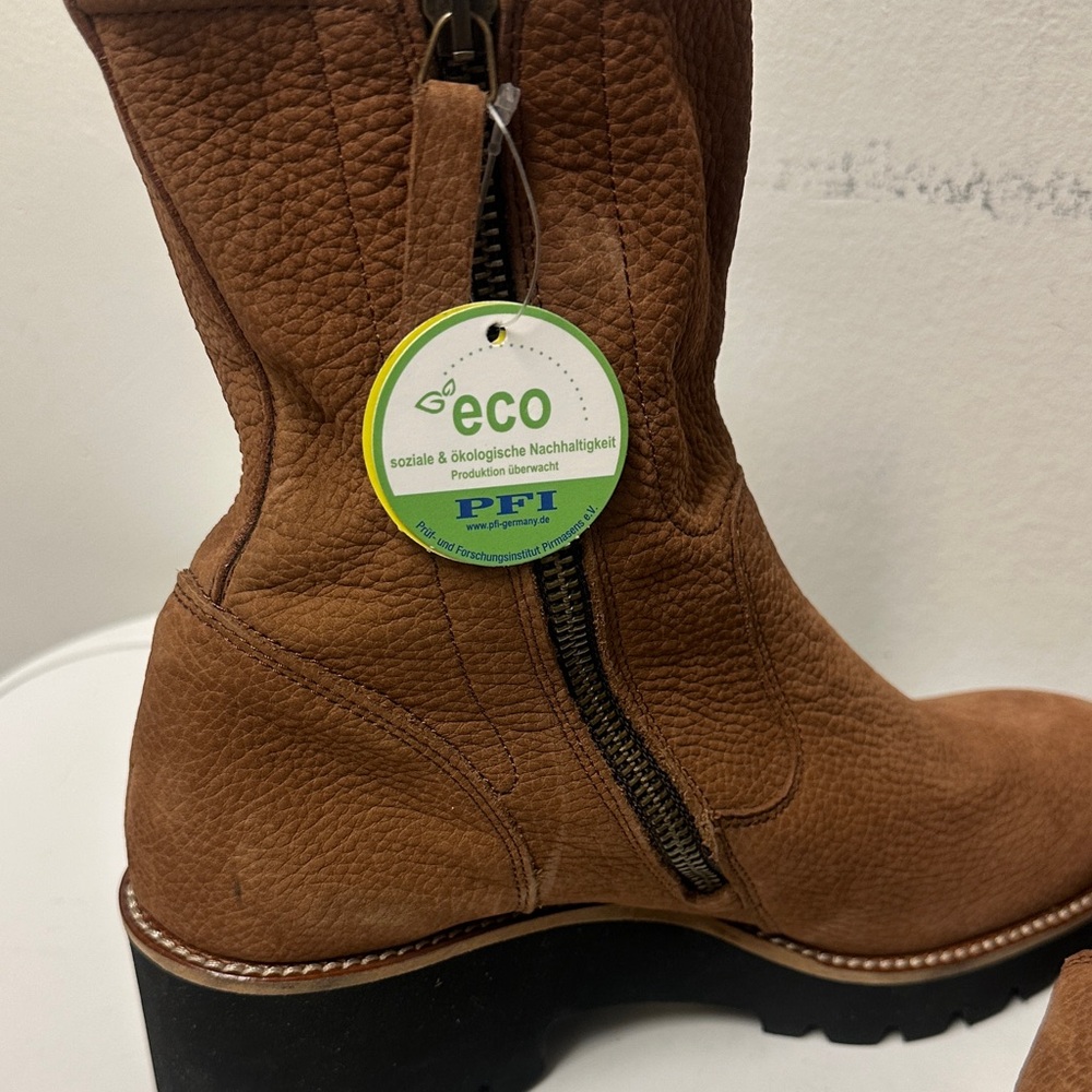 PAUL GREEN NEWBURRY SUEDE WEDGE BOOTS, VERY COMFORTABLE. U.S WOMEN SIZE : 7 - Picture 7 of 11